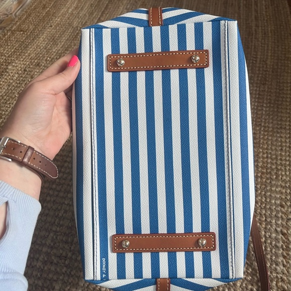 Dooney & Bourke Sullivan Striped Satchel and Wristlet - Picture 9 of 9